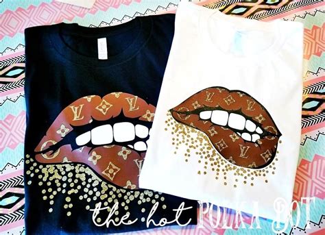 louis vuitton gradient t shirt|louis vuitton lips t shirt.